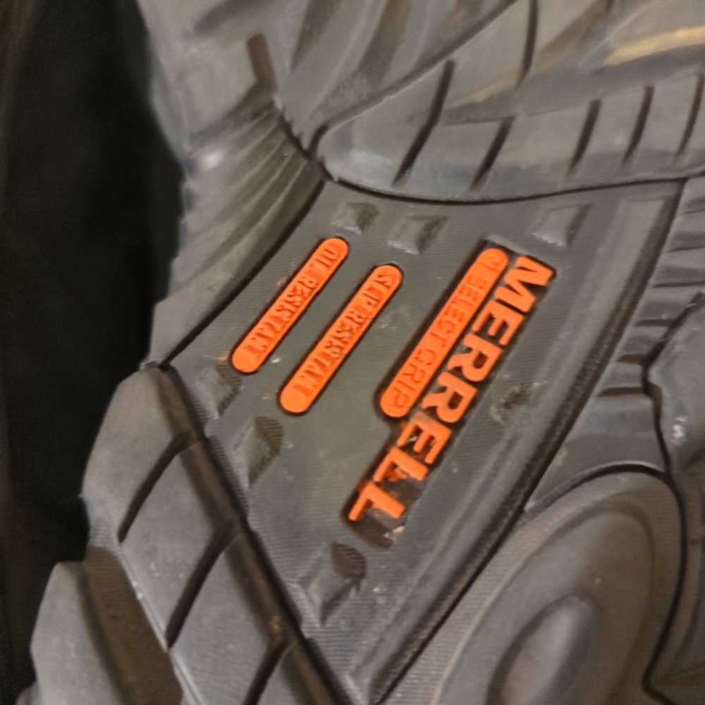 Merrell Black and Gray Men's Shoes - Picture 9 of 13